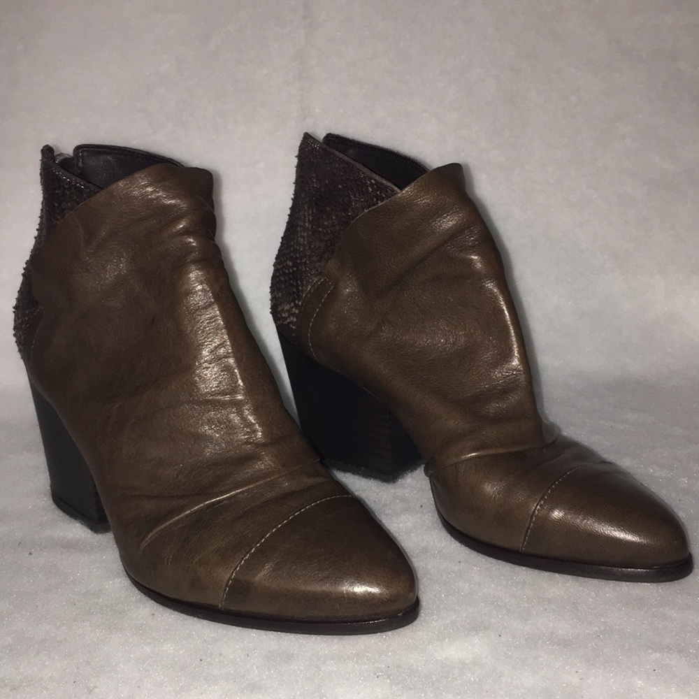 ❤️SHERIDAN MIA‎ BROWN BOOTIES ~ sz 38EU 7.5-8US